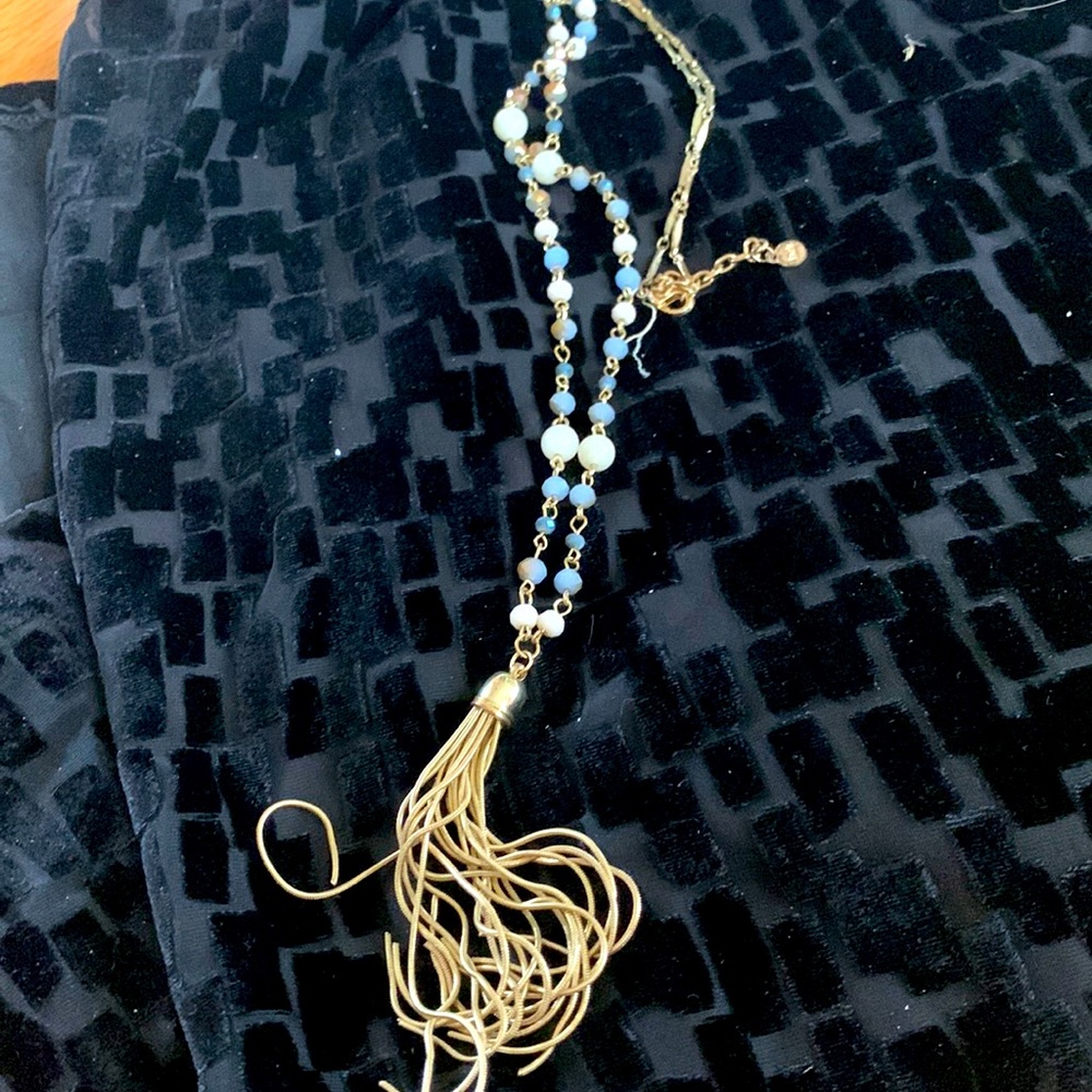 Beautiful long beaded necklace. New w out tags